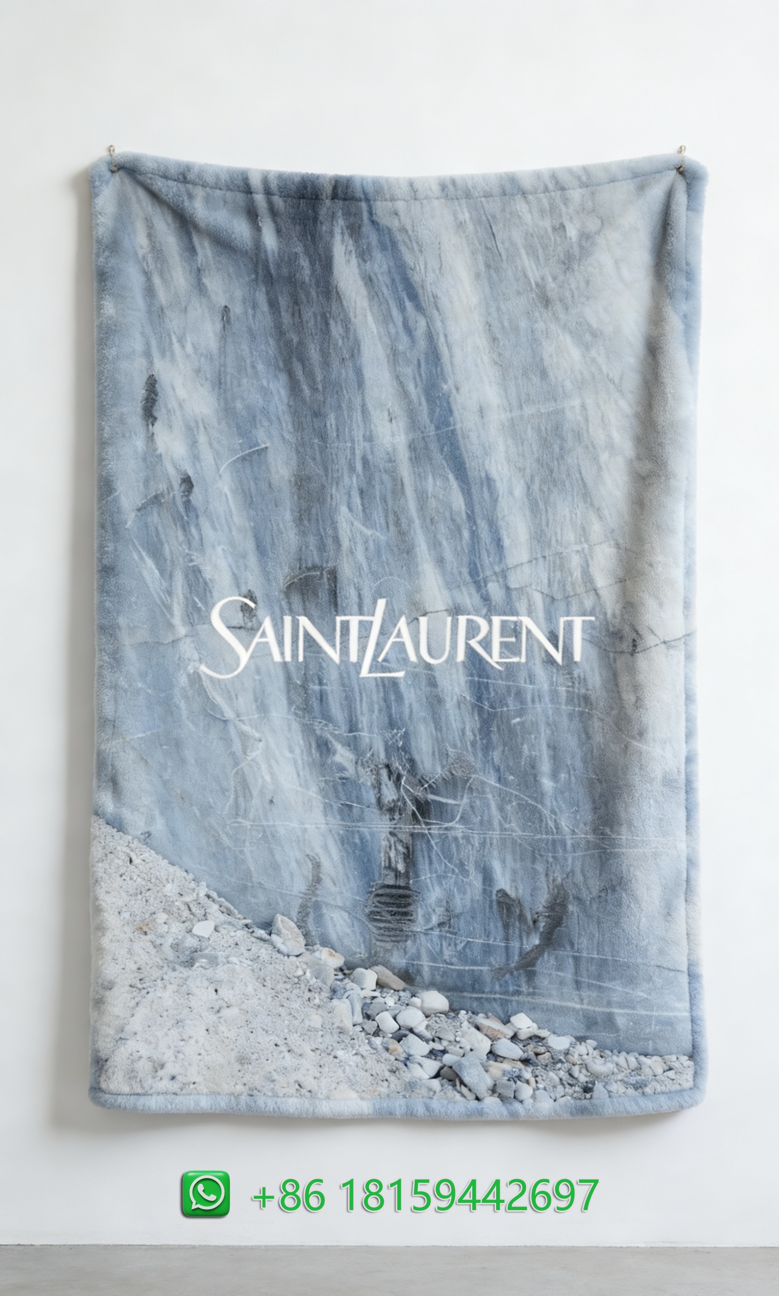 Yves Saint Laurent Throw Blankets